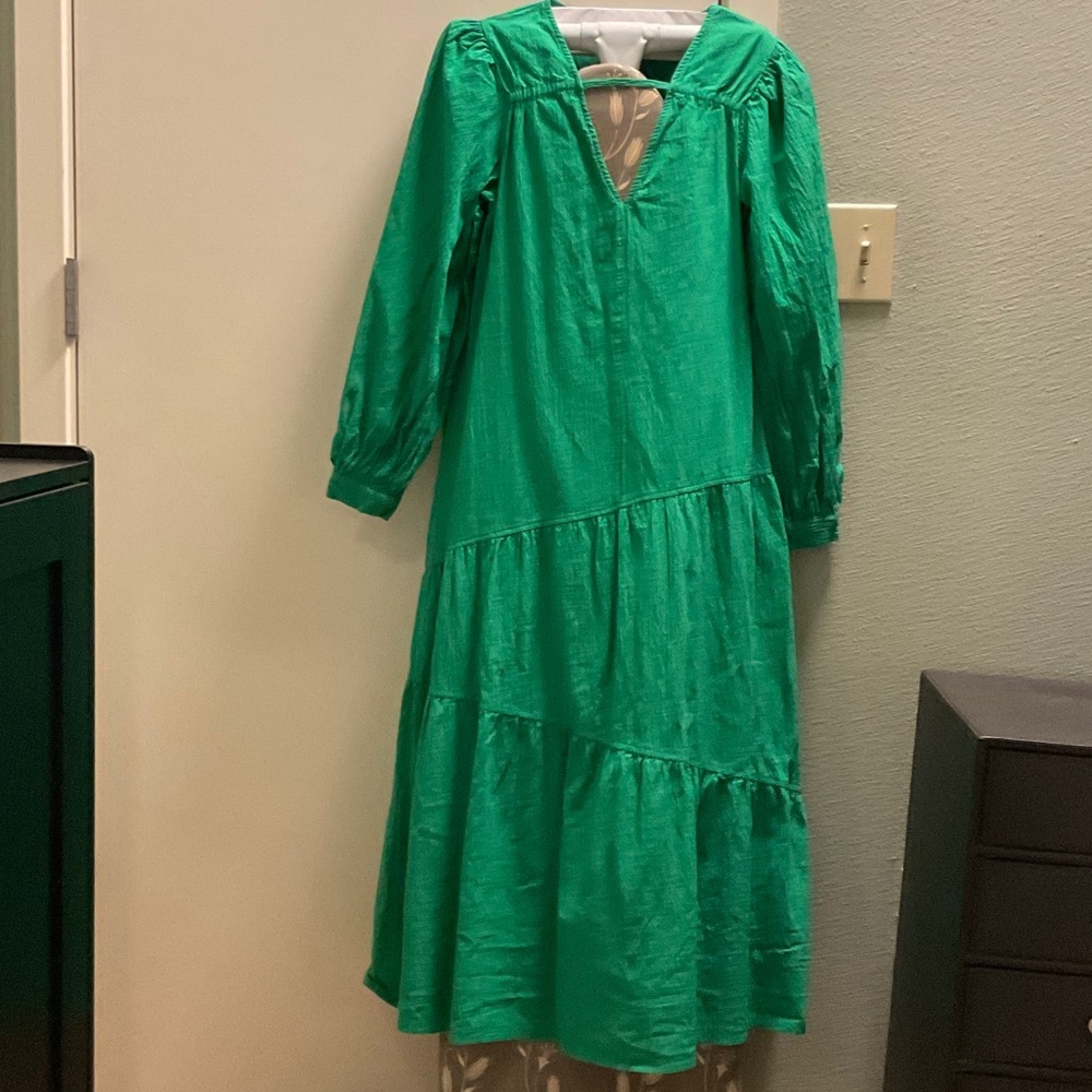 Topshop Emerald Green Dress